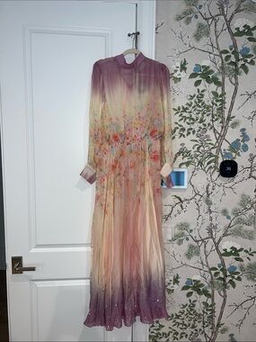 Aqua Bloom Mirage Gown